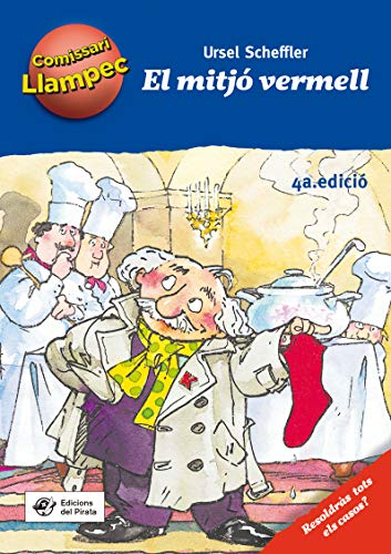 El Mitjó Vermell: Llibre infantil de detectius per a nens de 8 anys amb enigmes per resoldre anant davant del mirall! Llibre per nens en català: 1 (Comissari Llampec)