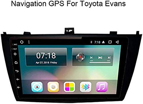 Estéreo de navegación para Coche Android con Pantalla táctil de 9 Pulgadas para Toyota Avensis 2009-2015 autorradio Multimedia, tethering WiFi/BT Internet, Soporte 64G SD y Otros / 2DIN.