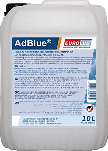 EUROLUB AdBlue - Urea sintética, 10 L