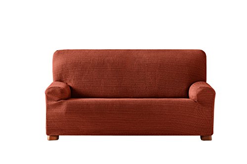 Eysa Aquiles Funda de sofá, Poliéster/Algodón, Naranja, 210