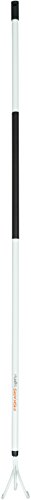 Fiskars Light Cultivador, Longitud: 164 cm, púas de acero/Mango de aluminio, Blanco/Negro, 1019611