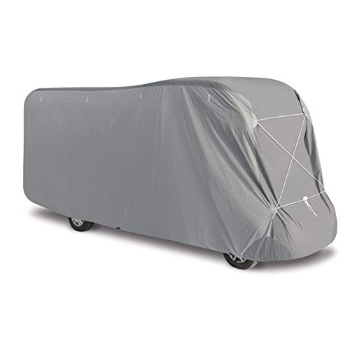 Funda de camping para coche compatible con KNAUS Sky Traveller 650 dg – 6,99 m – Impermeable, transpirable y anti UV