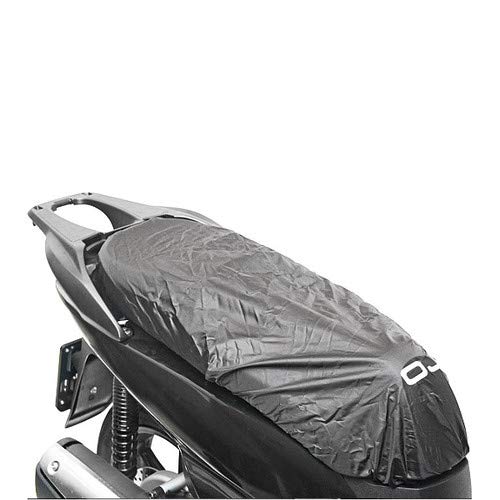 Funda de sillín M092 talla L impermeable OJ compatible con Sym Symphony 125 Scooter moto cubierta asiento negro