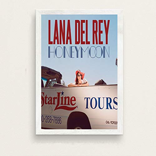 GaoDashan Lana del Rey Born To Die Music Album Pop Music Singer Art Painting Canvas Poster Wall Home Decor Jh-1393 Sin Marco Poster 50X70Cm