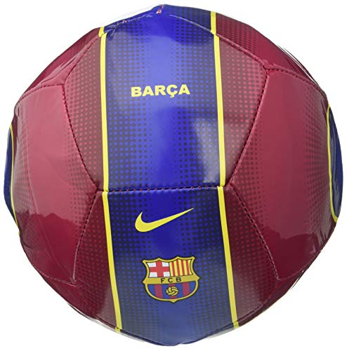 NIKE FC Barcelona Temporada 2020/21-FCB NK SKLS-FA20CQ7884-620 Balón de Fútbol, Unisex, Noble Red/Loyal Blue/(Varsity Maize), 1