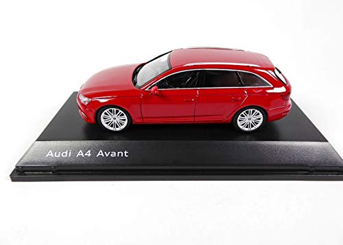 OPO 10 - Coche 1/43 Spark Compatible con Audi A4 Avant Rojo (4223)