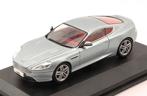 Oxford Model Compatible con Aston Martin DB9 2004 Silver 1:43 DIECAST OXFAMDB9001