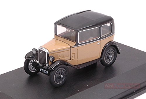 Oxford Model Compatible con Austin Seven RN Saloon Beige/Black 1:43 DIECAST OXFASS001