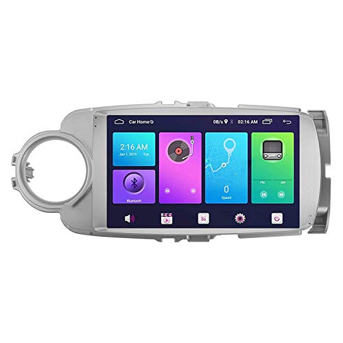 Para Toyota Yaris VIOS 2012-2017 AUDIO STEREO SATE SAT NAV PANTALLA TOTAL DE LA PANTALLA AUTO RADIO MP5 Video Player Con Mapa GPS WIFI FM Receptor Bluetooth Manos Libres Llamada,4 core 4g+wifi: 1+32gb