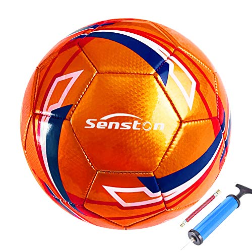 Senston Balon de Futbol Tamaño 5 Balones de Futbol Training Balón Balones de Fútbol de Entrenamiento