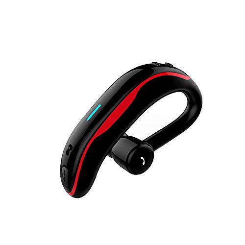 SLuB Auricular Bluetooth Manos Libres Manos Libres Auricular con micrófono Auricular Impermeable V4.1 Auriculares para Auto para la Oficina Manejo del (Rojo)
