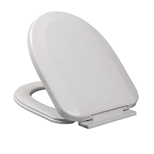 Tapa y Asiento de WC Basiq Universal Compatible con una Larga Lista de Modelos de Inodoros Fabricada en Polipropileno de Alta Resistencia Blanca de Fácil Instalación Compatible Roca Civic
