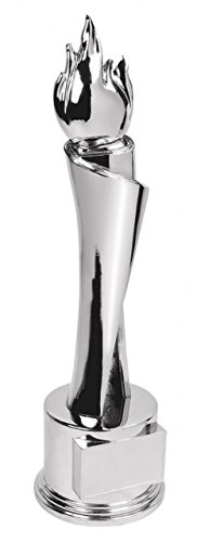 Trofeo de la antorcha olímpica en Metal cod.EL31528 cm 8,5x8,5x30h by Varotto & Co.