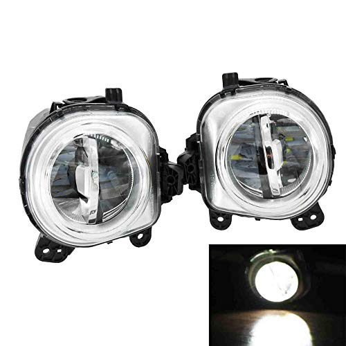 WEISHAN Faros antiniebla para BMW X3 F25 F26 X4 X5 F15 F85 X5 M X6 F16 X6 M F86 delantero LED de niebla de DRL Lamp Assembly (color: Left And Right Side)