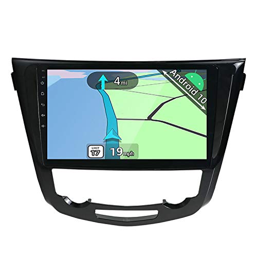 YUNTX PX6 Android 10 Autoradio fit for Nissan X-Trail Qashqai j11 Rouge(2014-2018) - [4G+64G] - GPS 2 Din - Cámara Trasera Gratis - Soporte DAB/4G/WiFi/Bluetooth/Mirrorlink/Carplay/Control del volante