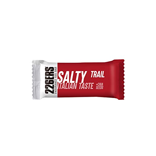 226ERS Endurance Fuel Bar Salty Trail, Barrita de Resistencia y Energía Sin Gluten con Vitaminas, Sabor Italiano - 1 barra