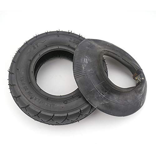 2.50-4 Inner Outer Tire Tyre for for Gas & Electric Scooter Bike Metal Valve TR87 Scooter Wheelchair Wheel,Electric Scooter Tire Accessories
