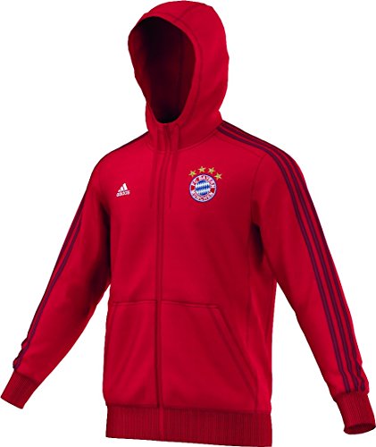 adidas Kapuzen Jacke FC Bayern München - Sudadera de fútbol para Hombre, Color Rojo, Talla 2XL