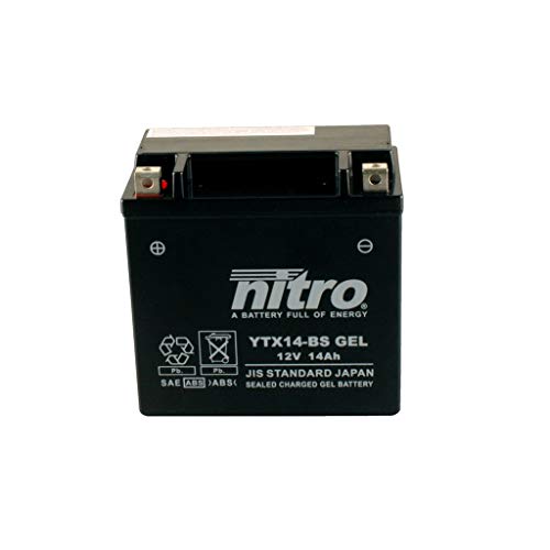 Batería 12 V 12 Ah YTX14-BS Gel Nitro 51214 VRSCA V-Rod 02-06