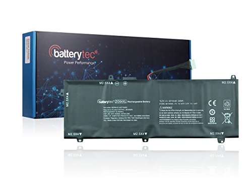 Batterytec® Relacement Bateria de Laptop para HP ZO04XL ZO04, HP Zbook Studio G3 Serie. HP HSTNN-LB6W HSTNN-C88C 808450-001 808396-421.[15.2V 4210mAh, 12 Meses de garantía]