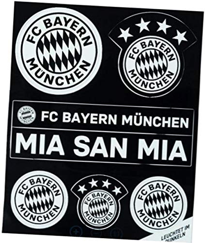 Bayern München - Adhesivo Compatible con Mapa de Múnich Forever, Pegatina, Etiqueta para Cara, engomada/autocollant