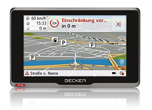 Becker 200080, Navegador por satélite, capacitivo en pantalla de cristal real, 46 países preinstalados, actualizaciones de mapas de por vida, WiFi con sistema de soporte Magclick Active