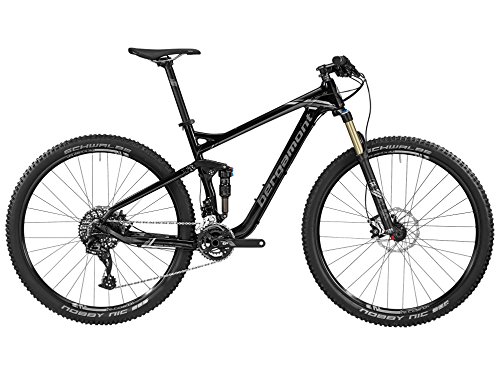 Bergamont Contrail 8.0 - Bicicleta de montaña de carbono (29'', talla XL, 184-199cm), color negro y plateado