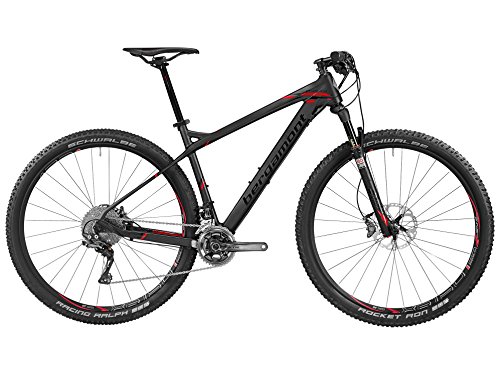Bergamont Revox MGN - Bicicleta de montaña (29", carbono, talla XL, 184-199cm), color negro y rojo