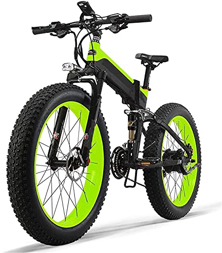 Bicicleta electrica Bicicletas, bicicleta eléctrica Bicicleta eléctrica de montaña con montura de suspensión Motor potente batería de litio longulum y amplia gama Bici de grasa 13Ah Potencia eléctrica