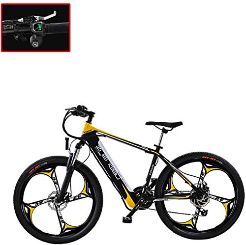 Bicicletas Eléctricas, Bicicleta de montaña eléctrica de 26 pulgadas de 26 pulgadas, bicicleta eléctrica de batería de litio de 250W 48V 27, con instrumento de pantalla LCD ,Bicicleta ( Color : A )