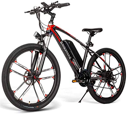 Bicicletas Eléctricas, SM26 bicicleta de montaña eléctrica for adultos, 350W 21 Velocidad E-bici 48V 8Ah de iones de litio de 3 modos de trabajo, 26" City Bike Bicicletas Hombres Mujeres ,Bicicleta