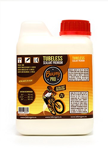 Biking Pro liquido tubeless 2L antipinchazos. Gama Premium