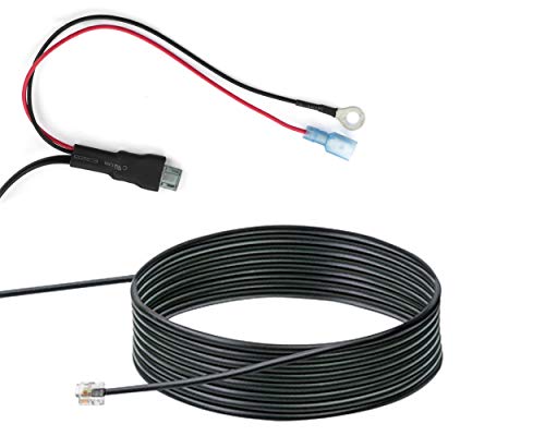 Cable para montaje fijo NAVTY P1 – Compatible con Genevo Max, Escort, Valentine One, Uniden, Beltronics, Radar, Avisador de radares, Avisador de radares,