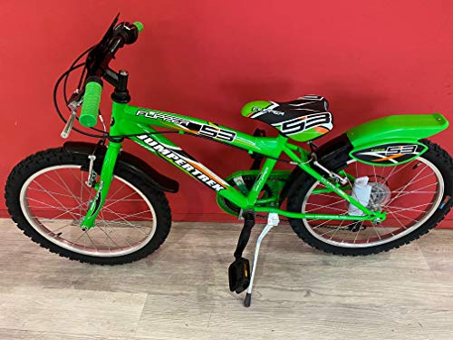 CINZIA Bicicleta Flipper MTB Boy 20 pulgadas verde cambio Shimano 6 V