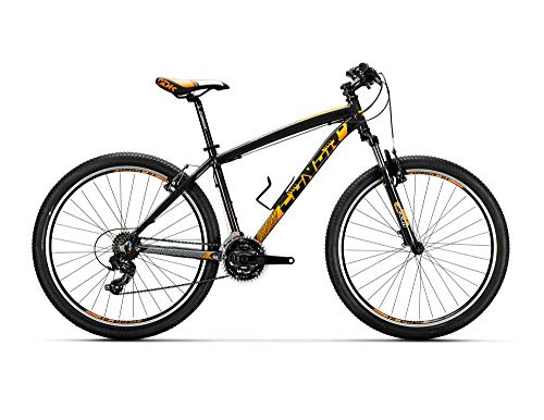 Conor 5400 27,5" Bicicleta, Adultos Unisex, Negro/Naranja (Multicolor), L