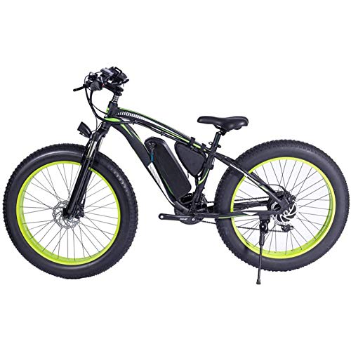 D&XQX Bicicleta de montaña eléctrica, Bicicleta de Carretera 7 Speed Scooter Aleación de Aluminio con Forma de Perfil aerodinámico, Ambos Freno de Disco 26"(36V 250W) Batería de Litio extraíble