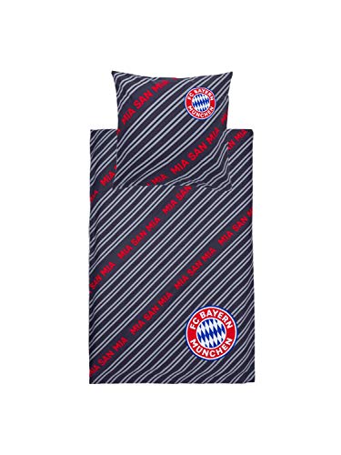FC Bayern München - Juego de cama, diseño de rayas