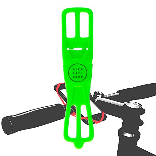 Finn - Soporte Universal para Bicicleta, Incluye aplicación Bike City Guide, Color Verde