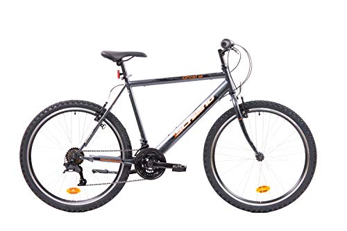 F.lli Schiano Ghost Bicicleta Montaña, Men's, Antracita-Naranja, 26''