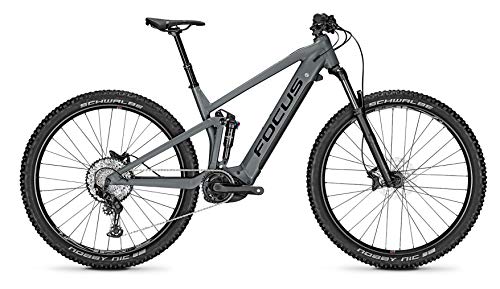 Focus Thron² 6.8 Bosch Fullsuspension 2021 - Bicicleta de montaña eléctrica (44 cm), color gris