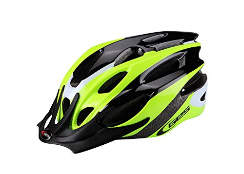 GES Rocket Casco, Negro y Blanco, Talla M, 54-58, Unisex Adulto, Amarillo