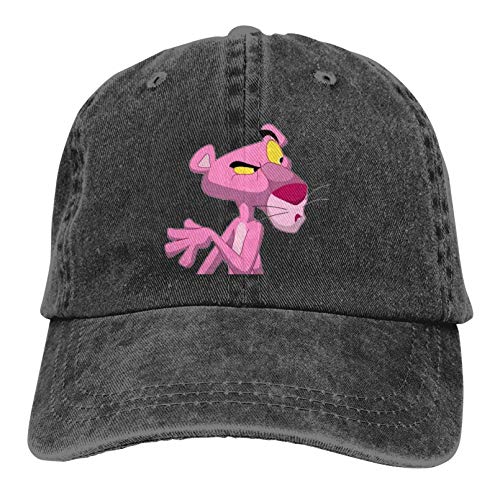 Gorra de Beisbol Sombrero Neutral Unisexo Pink Panther Gorra de béisbol Sombrero de Vaquero Gorra con Visera Sombreros de Vaquero Sombreros de Hombres y Mujeres Regalo del Dia de la Madre