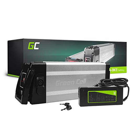 Green Cell GC® Bateria Bicicleta Electrica 48V 11Ah Silverfish Li-Ion Batería + Cargador