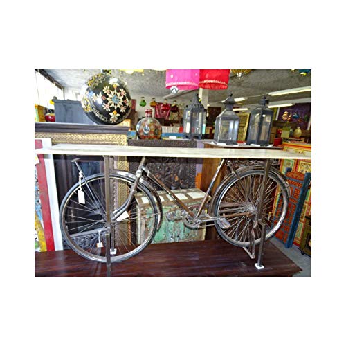 int. d'ailleurs - Consola de Bicicleta India en Teca reciclada - PAL336