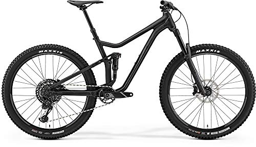 Merida ONE-Forty 800 Fully - Bicicleta de montaña, 51 cm, 27,5 pulgadas, color negro mate