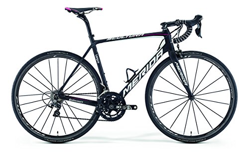 Merida Scultura Team - Bicicleta de carreras (ruedas de 28", 56 cm), color negro