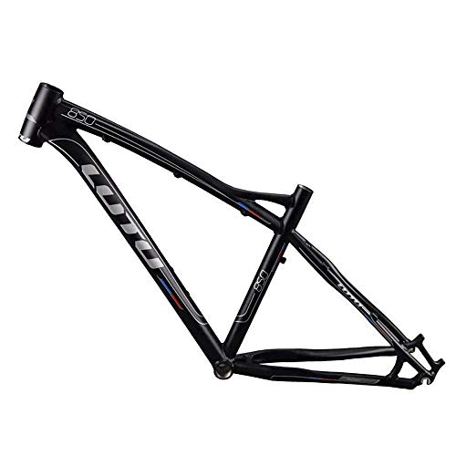 MTB marco Bicicleta de montaña Marco de aleación de aluminio Marco de bicicleta Marco de aluminio Marco ultraligero 26 pulgadas negro marco de fibra de carbono ( Color : Negro , tamaño : Un tamaño )