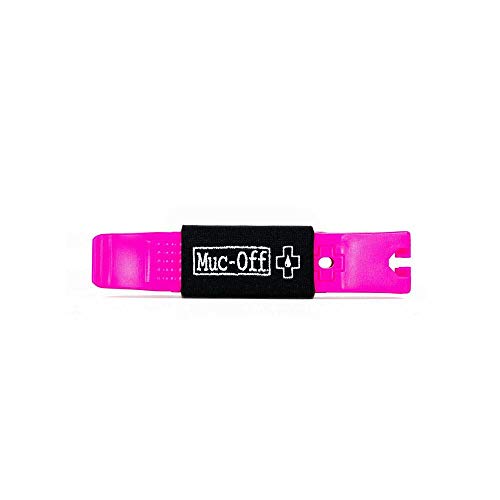 Muc-Off Rim Stix, rosa – Par de palancas para neumáticos de bicicleta para reparación de pinchazos sin complicaciones – Plástico ergonómico para un uso fácil sin dañar neumáticos y llantas