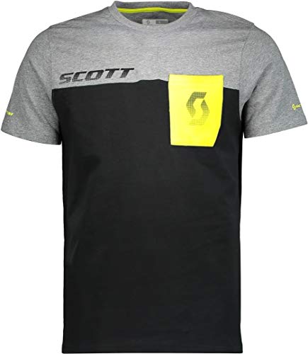 SCOTT Camiseta Factory Team S/SL, Hombres, Negro, M