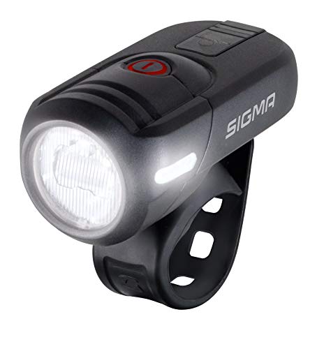 Sigma Sport - Aura 45 | Faro de Bicicleta LED 45 Lux | Faro Delantero con batería Que Cumple la normativa Alemana de tráfico
